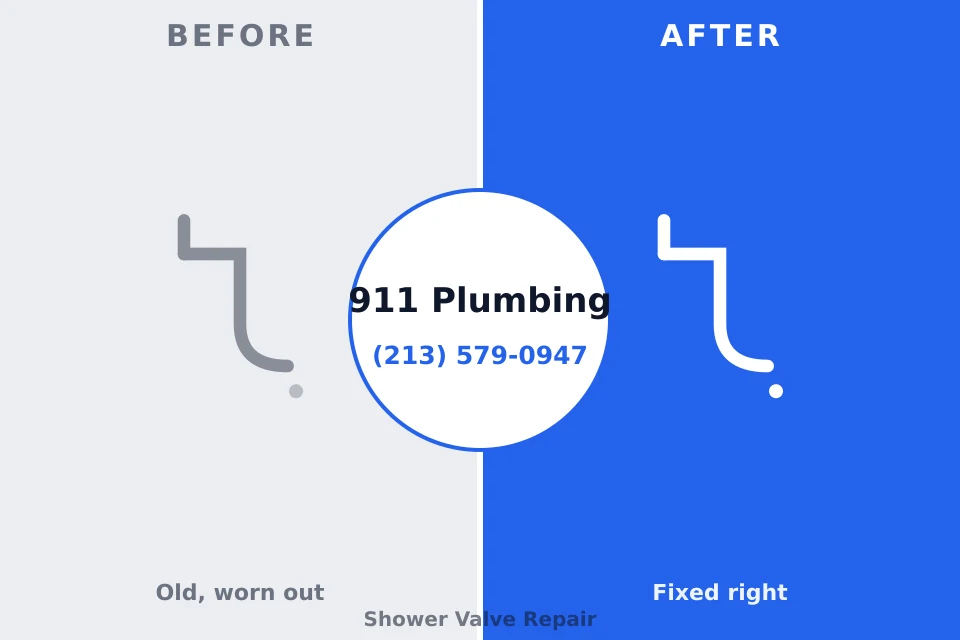 Before and after: plumbing repair Lakewood Club, MI